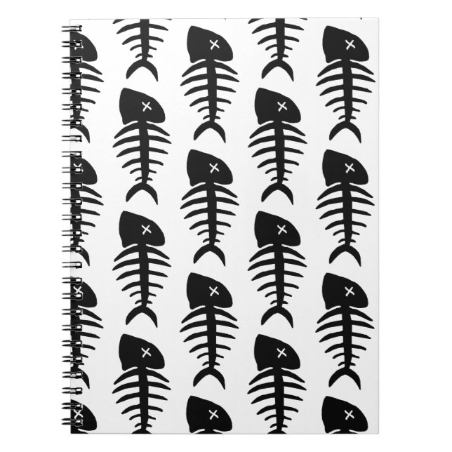 dead fish skeleton notebook (Front)