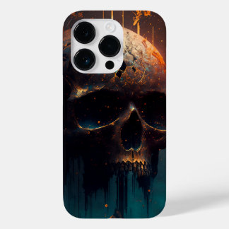dead head with apocalyptic background Case-Mate iPhone 14 pro case