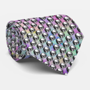 Dead heads and sunflower rainbow tie