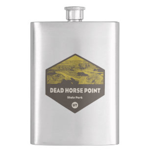 Dead Horse Point State Park Utah Hip Flask