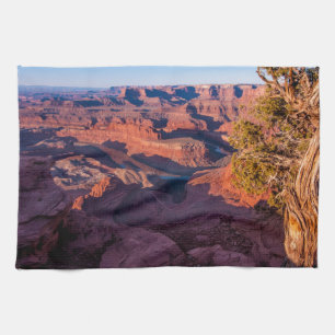 Dead Horse Point Sunrise - Moab, Utah Kitchen Towel
