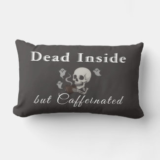 Dead Inside But Caffeinated – Halloween Pillow