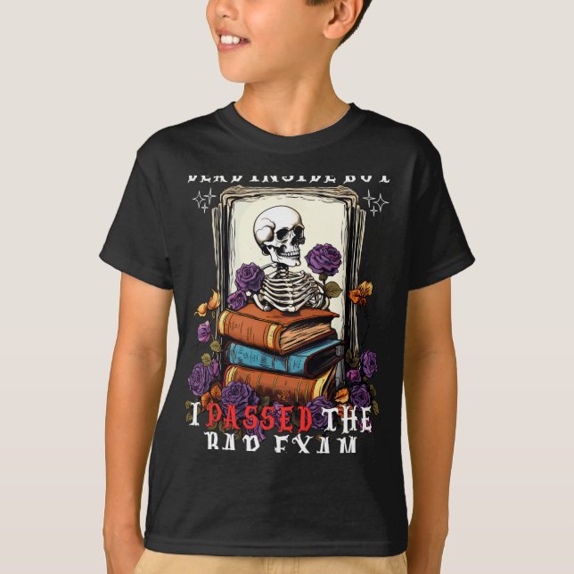 Dead Inside But I Ped The Bar Exam Funny New Lawye T-Shirt (Front)