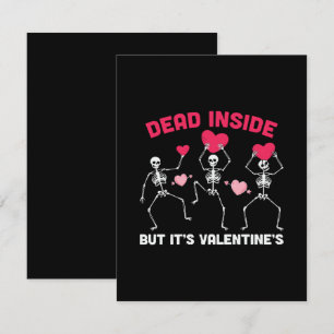 Dead Inside But It's Valentine's Enclosure Card