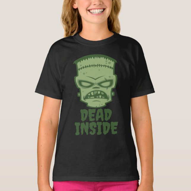 Dead Inside Frankenstein Monster T-Shirt (Front)