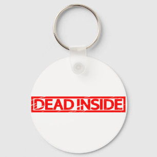 Dead inside Stamp Keychain