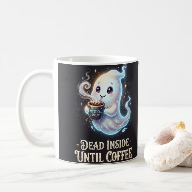 Dead Inside with Mystical Brew Mug (With Donut)