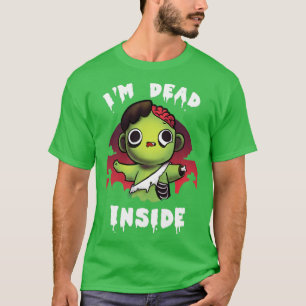 Dead inside Zombie Kid Halloween Funny Costume T-Shirt