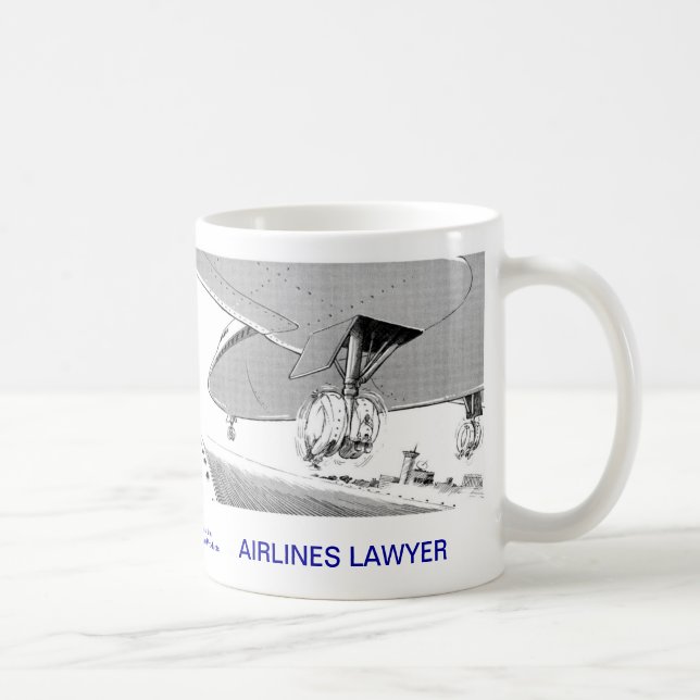 Dead Lawyer™ Airlines Lawyer Coffee Mug (Right)