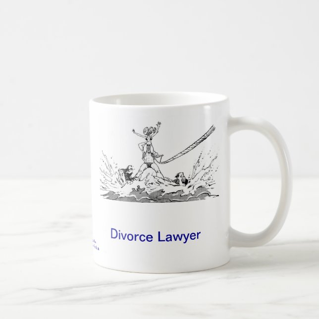 Dead Lawyer™ Divorce Lawyer Coffee Mug (Right)