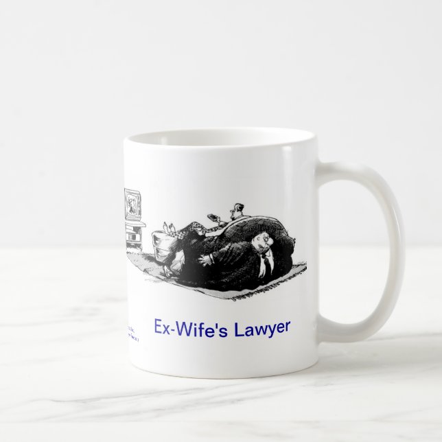 Dead Lawyer™ Ex-Wife's Lawyer Coffee Mug (Right)