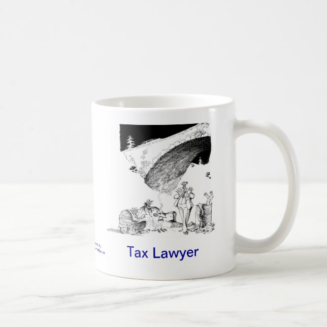 Dead Lawyer™ Tax Lawyer Coffee Mug (Right)