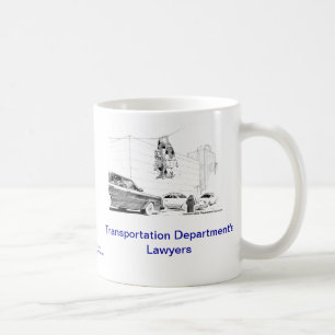 Dead Lawyer™ Transportation Dept Lawyer Coffee M Mug