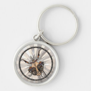 Dead Leaf Mantis Keychain