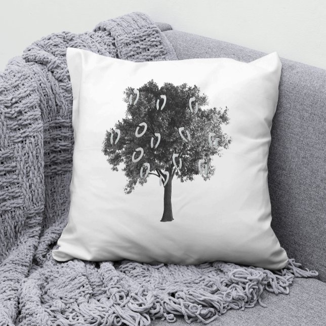 Dead Like Me Toilet Seat Tree Throw Pillow (Creator Uploaded)