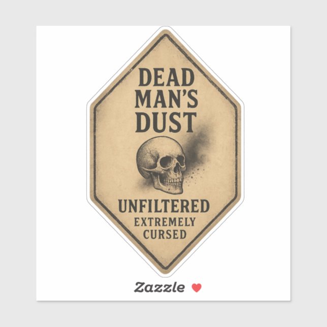 Dead Man's Dust - Halloween Apothecary Label (Sheet)