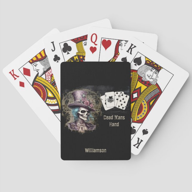 Dead Mans Hand  Playing Cards (Back)