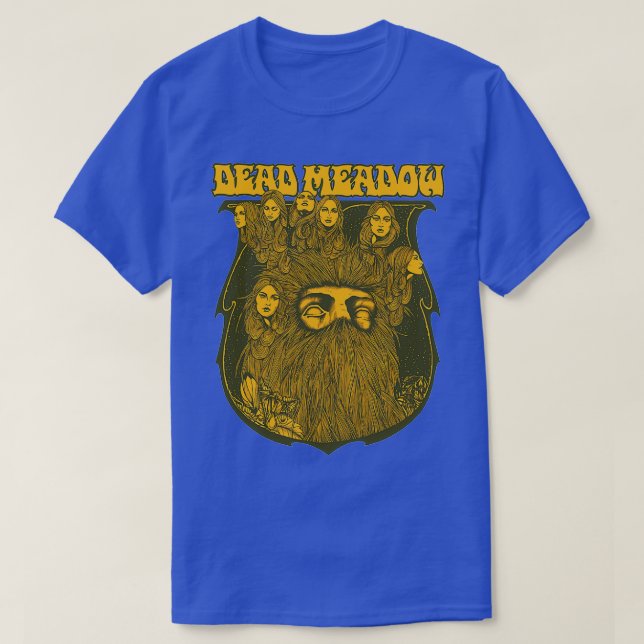 Dead meadow black and yellow design T-Shirt (Design Front)