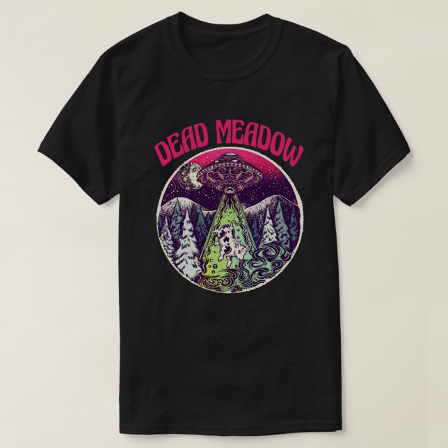 Dead meadow psychedelic colourful sky Classic T-Sh T-Shirt (Design Front)