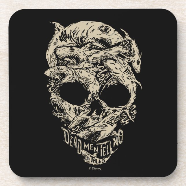 Dead Men Tell No Tales Skull Coaster (Front)