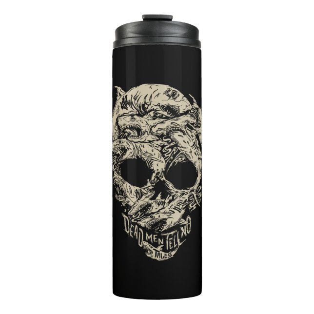 Dead Men Tell No Tales Skull Thermal Tumbler (Front)