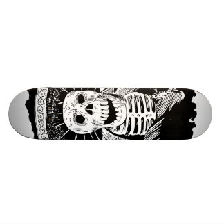 Dead Mexican Mad Mariachi Skull Skateboard