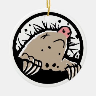 Dead Mole Christmas Ornament