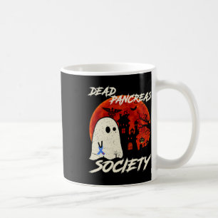 Dead Pancreas Society Ghost Diabetes Awareness Hal Coffee Mug