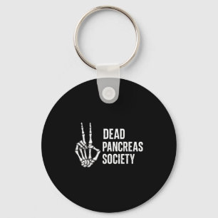 Dead Pancreas Society Sugar Diabetes Awareness Sku Keychain