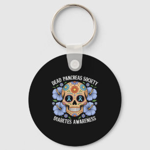 Dead Pancreas Society Sugar Diabetes Awareness Sku Keychain