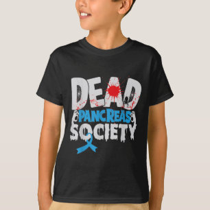 Dead Pancreas Society T1d Diabetes Awareness Funny T-Shirt