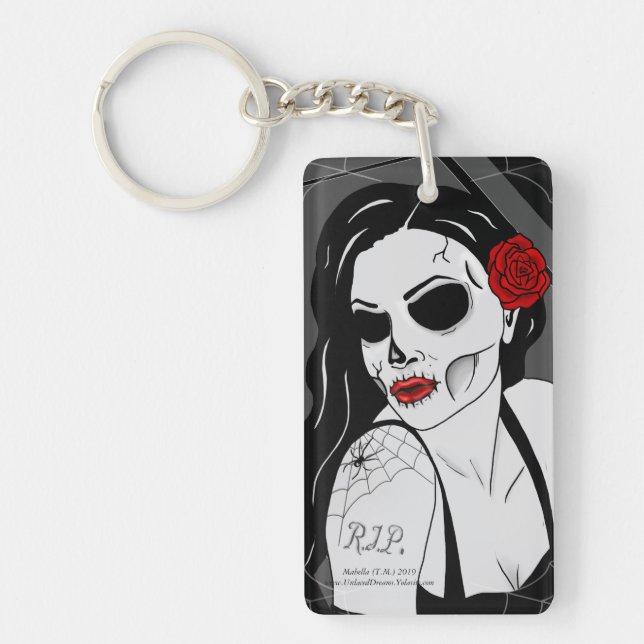 Dead Pinup Keychain (Front)
