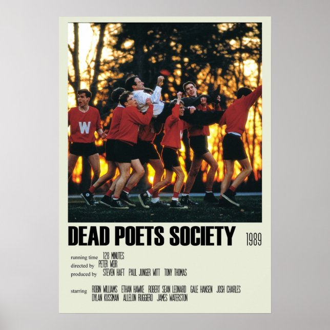 Dead Poets Society Alternative Art Movie Large 3 Poster (Front)