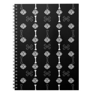 Dead Roses (Black & White) Notebook