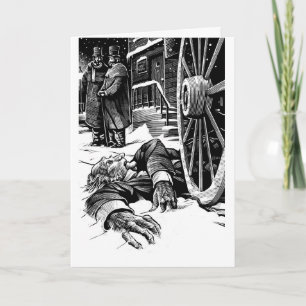 Dead Scrooge Holiday Card
