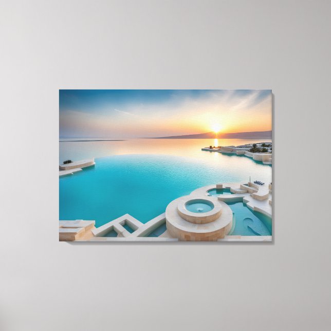 Dead Sea in Israel Canvas Print (Front)