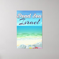 Dead Sea Israel travel poster