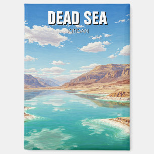 Dead Sea Jordan Travel Magnet