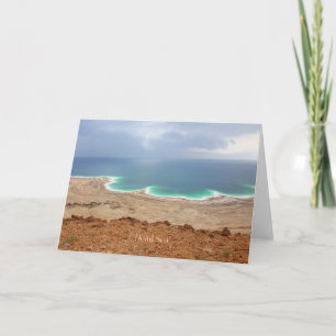 Dead Sea photograph greeting card