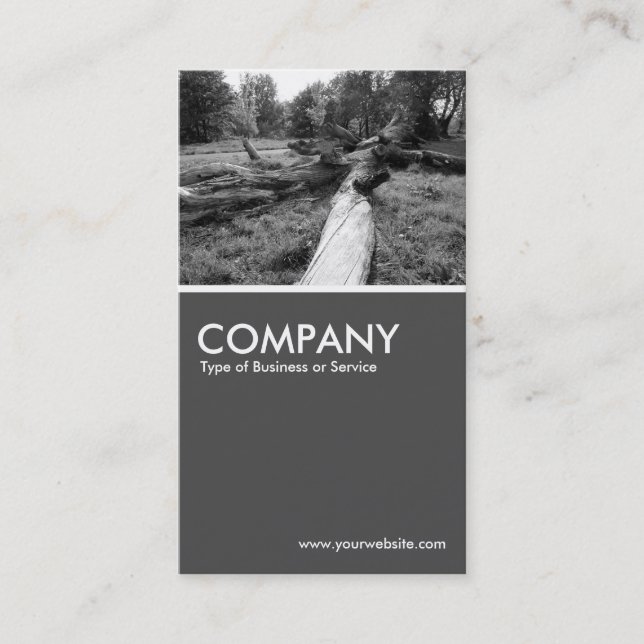 Dead Tree - 70pc Grey Business Card (Front)