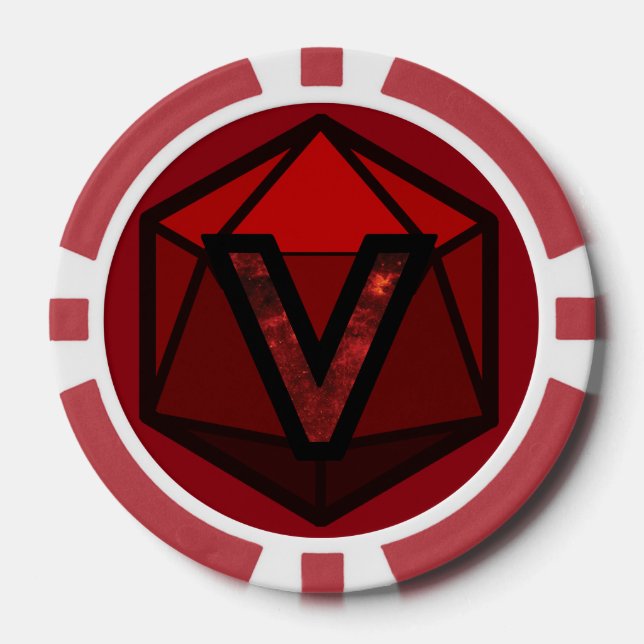 DEADLANDS - Red Team Poker Chip (Front)