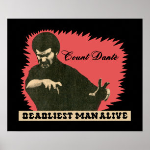 "Deadliest Man Alive” Restored Vintage Poster
