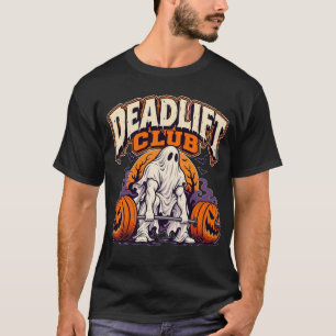 Deadlift Club Funny Halloween Gym T-Shirt