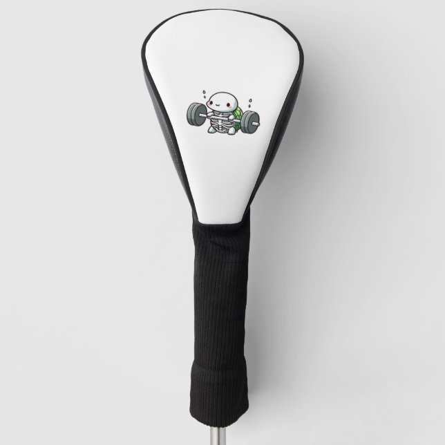Deadlift Cute Turtle Classic T-Shirt Golf Head Cover (Front)