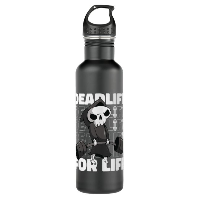 Deadlift for Life Barbell Gym Rat 710 Ml Water Bottle (Front)