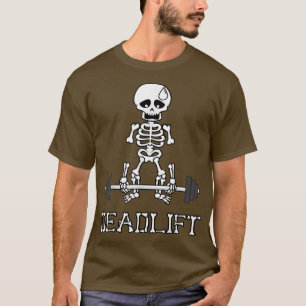 Deadlift Gym Skeleton T-Shirt