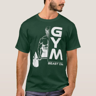 Deadlift Skeleton Beast On  Gym Motivation Fitness T-Shirt
