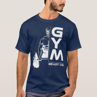 Deadlift Skeleton Beast OnGym Motivation Fitness S T-Shirt