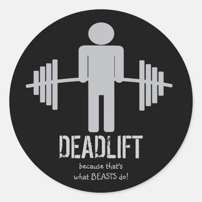 Deadlift Sticker (Front)