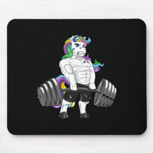 Deadlift Unicorn Gym Powerlifter Bodybuilding  Mouse Pad